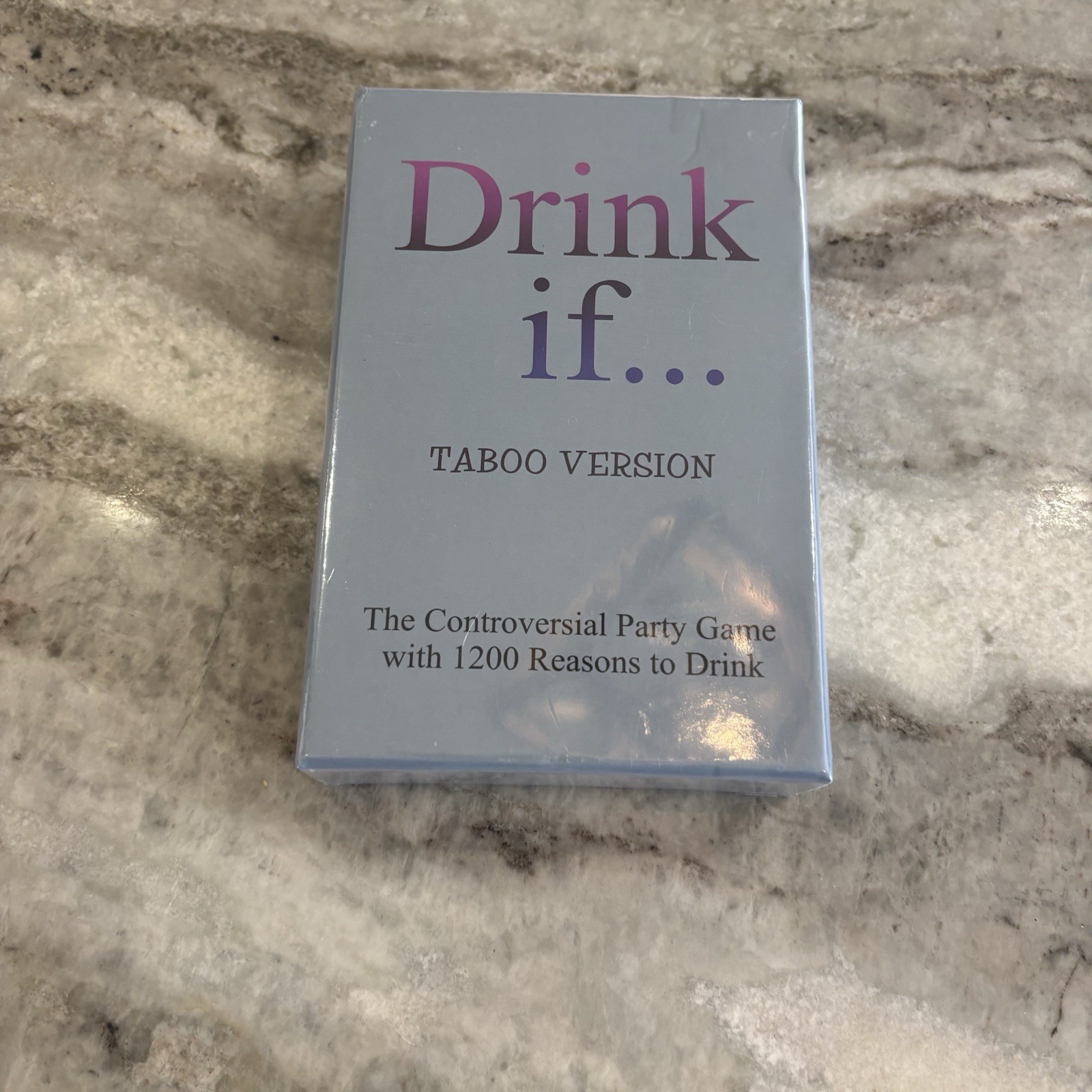 Drink If… Taboo Party Game Hilarious Novelty Naughty Drinking Game 3-20 players