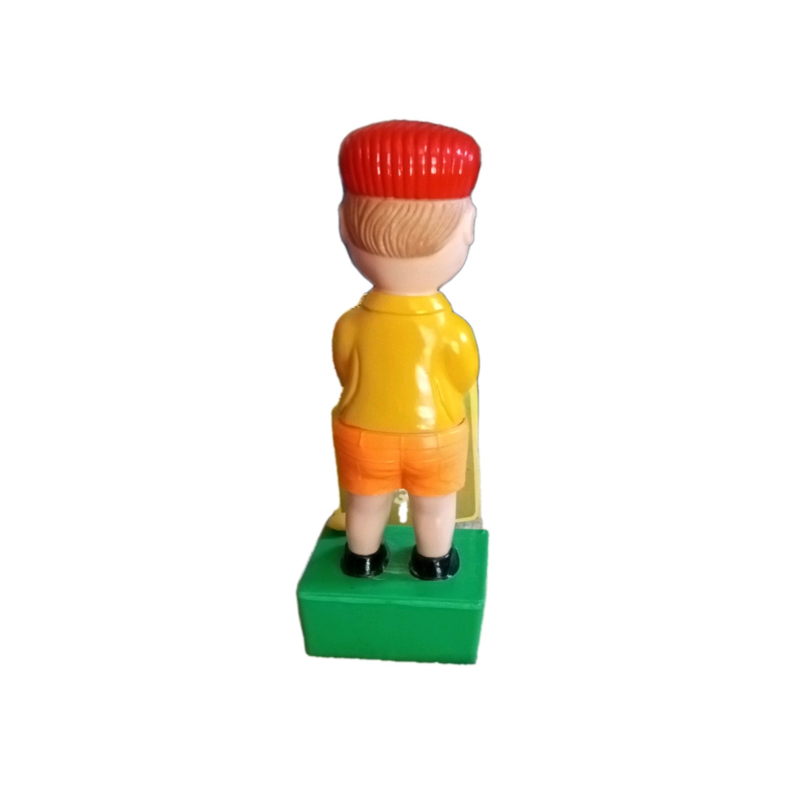 Weepy Wee Wee Novelty Gag Toy Figure Toilet Humor on Green Base w/ Box