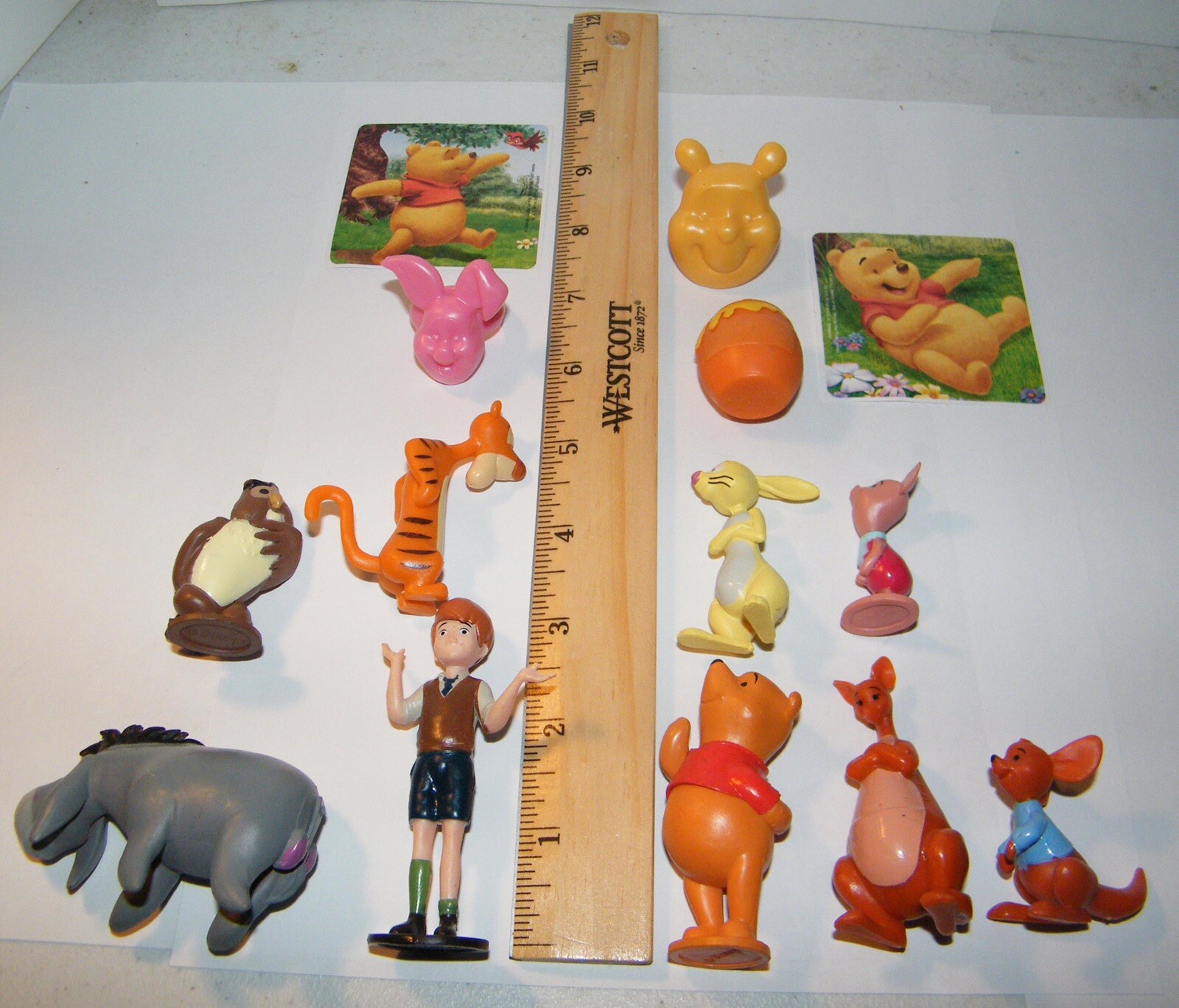 Winnie The Pooh Cake Toppers Set 14 Cupcake Decorations with 10 Figures
