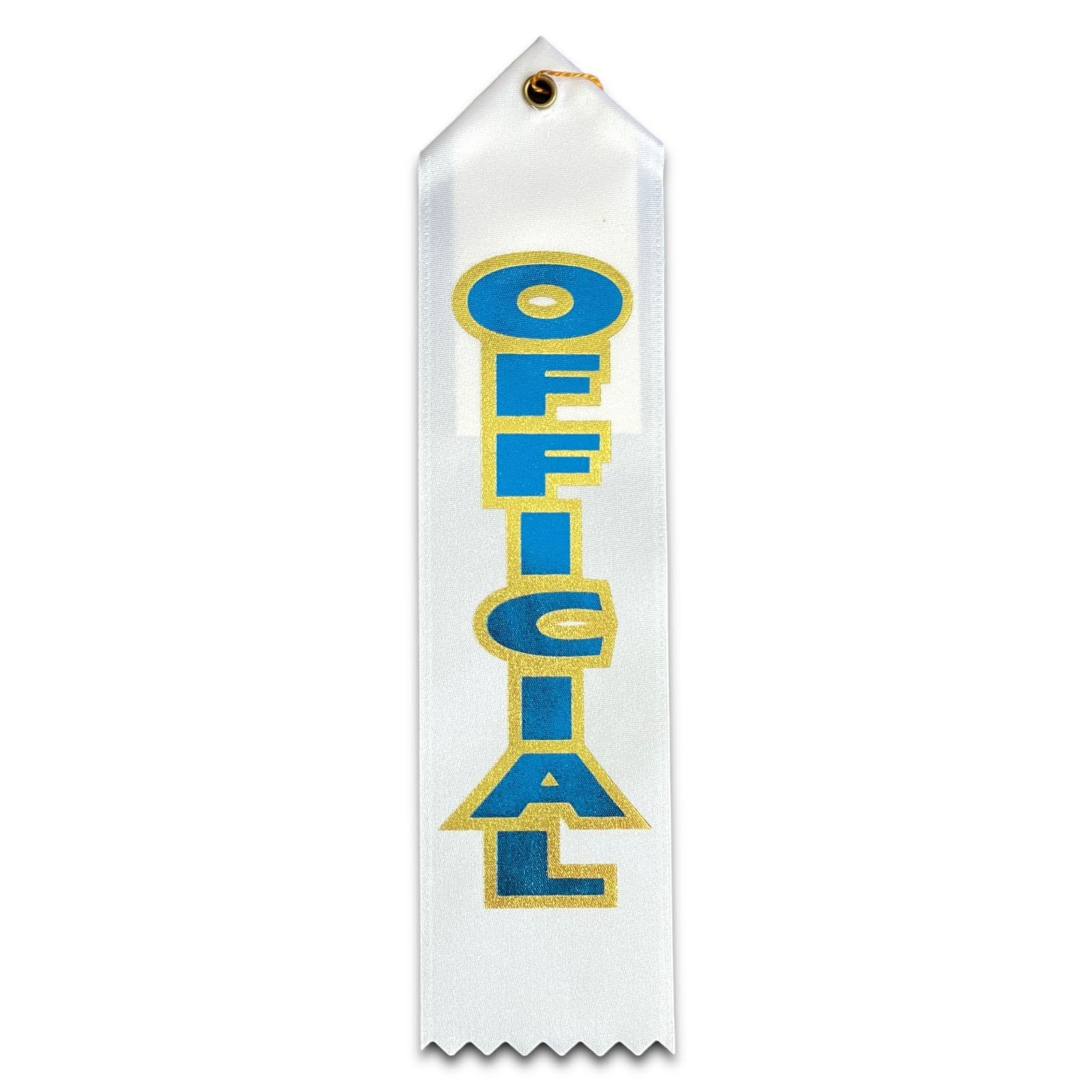 Set of 30 Beistle “OFFICIAL” AWARD RIBBONS, 2×8″ Party Event Favor Name Tags