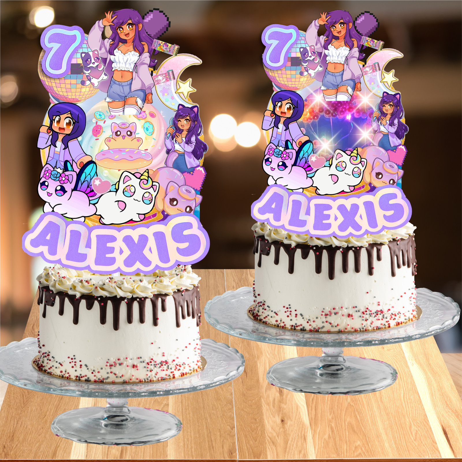 Aphmau TABLEWAR birthday party supplies favor centerpiece decoration event theme