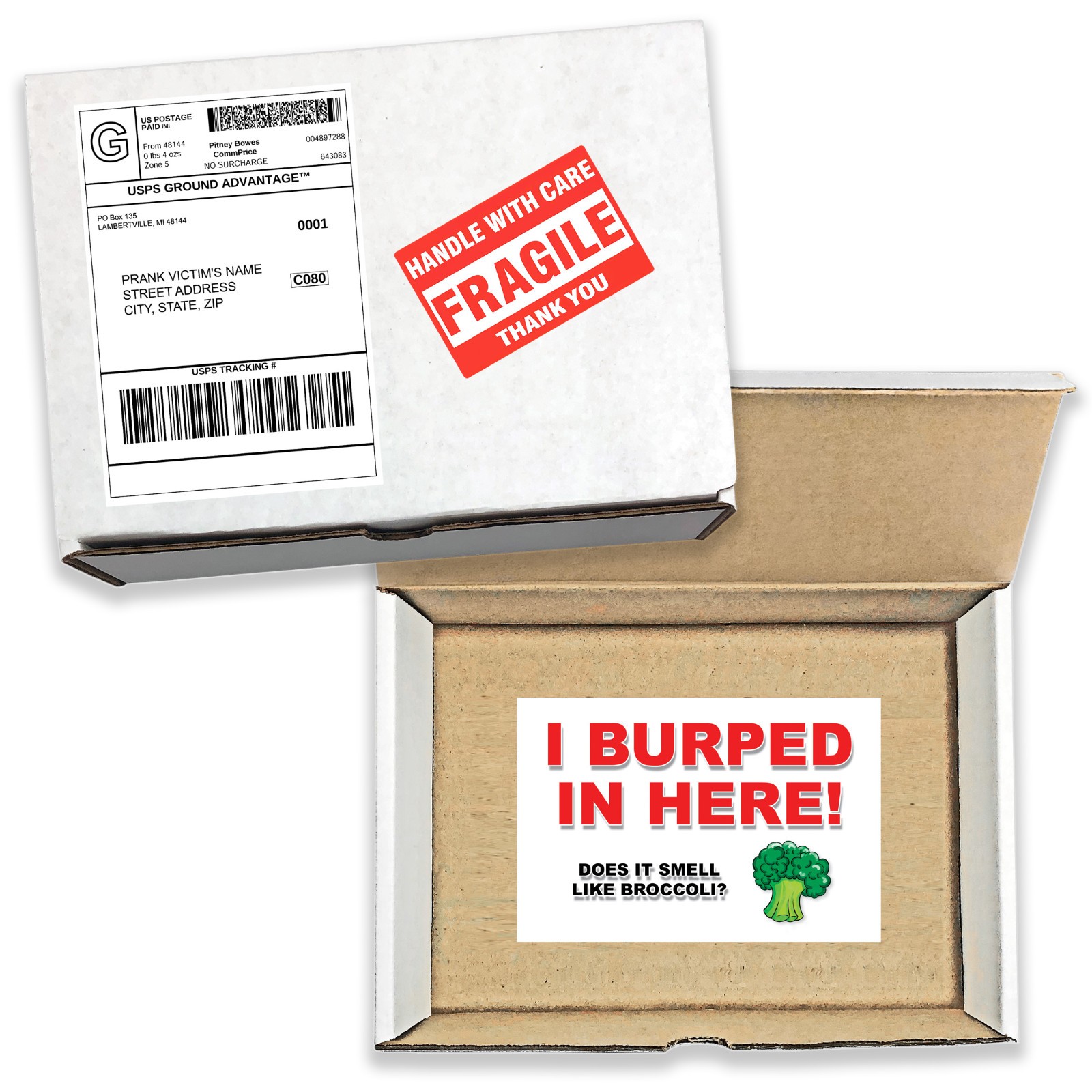 I Burped in Here Prank Mail Sent Anonymously!