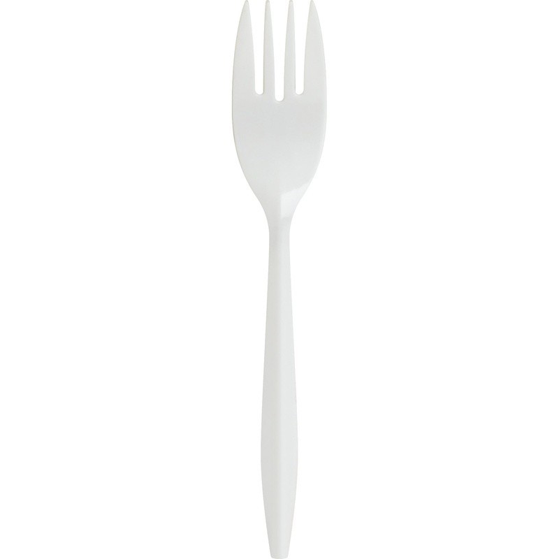 Medium-weight Disposable Forks 1000 ct Sturdy Polypropylene Cutlery Events US