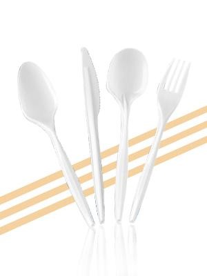 White Plastic Forks, 400 Count – Heavy-Duty Disposable Forks, BPA-Bulk Plastic