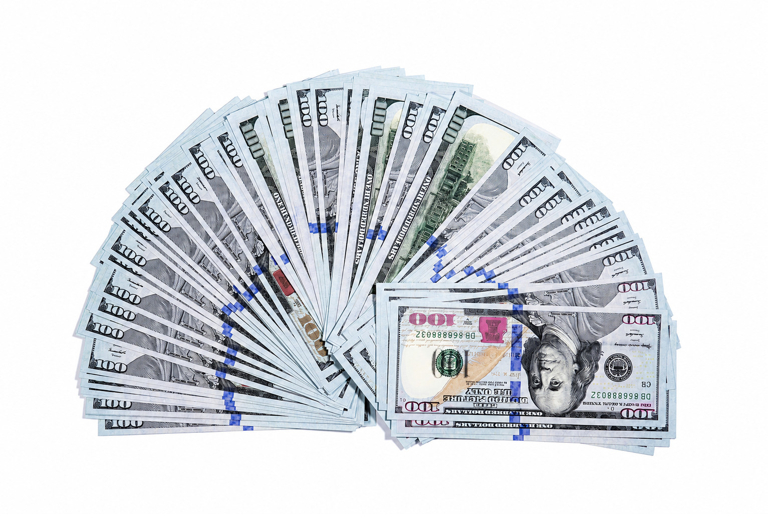 100 pc 10k money prop toy play fake bills Social Media video Learning Education