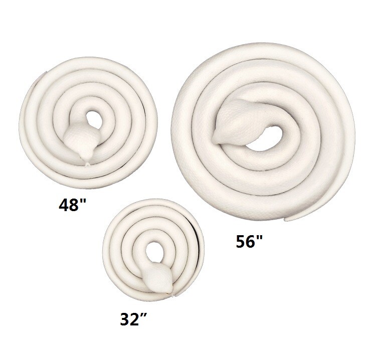 32″/48″/56″ Fake Realistic Snake Lifelike Scary Rubber Toy Prank Party Joke Prop