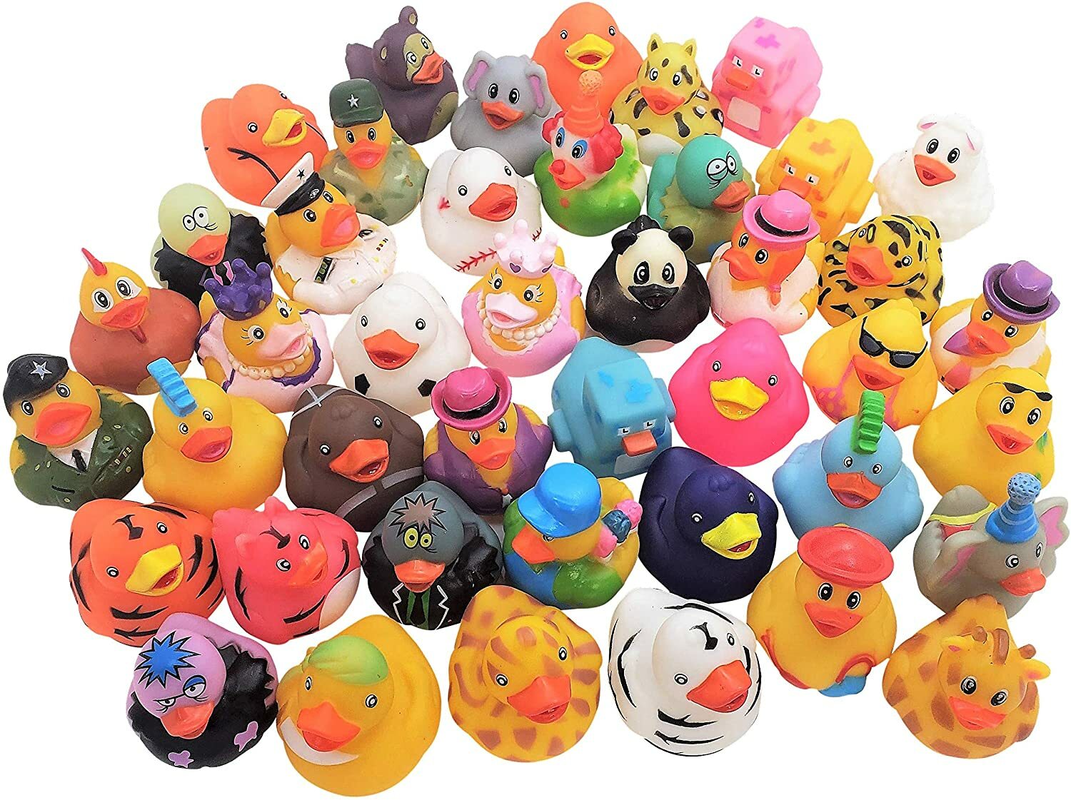 Rubber Ducky Assortment (20 Pack) Vinyl. 2 1/4″ – 3″. Ducks, Duckies.