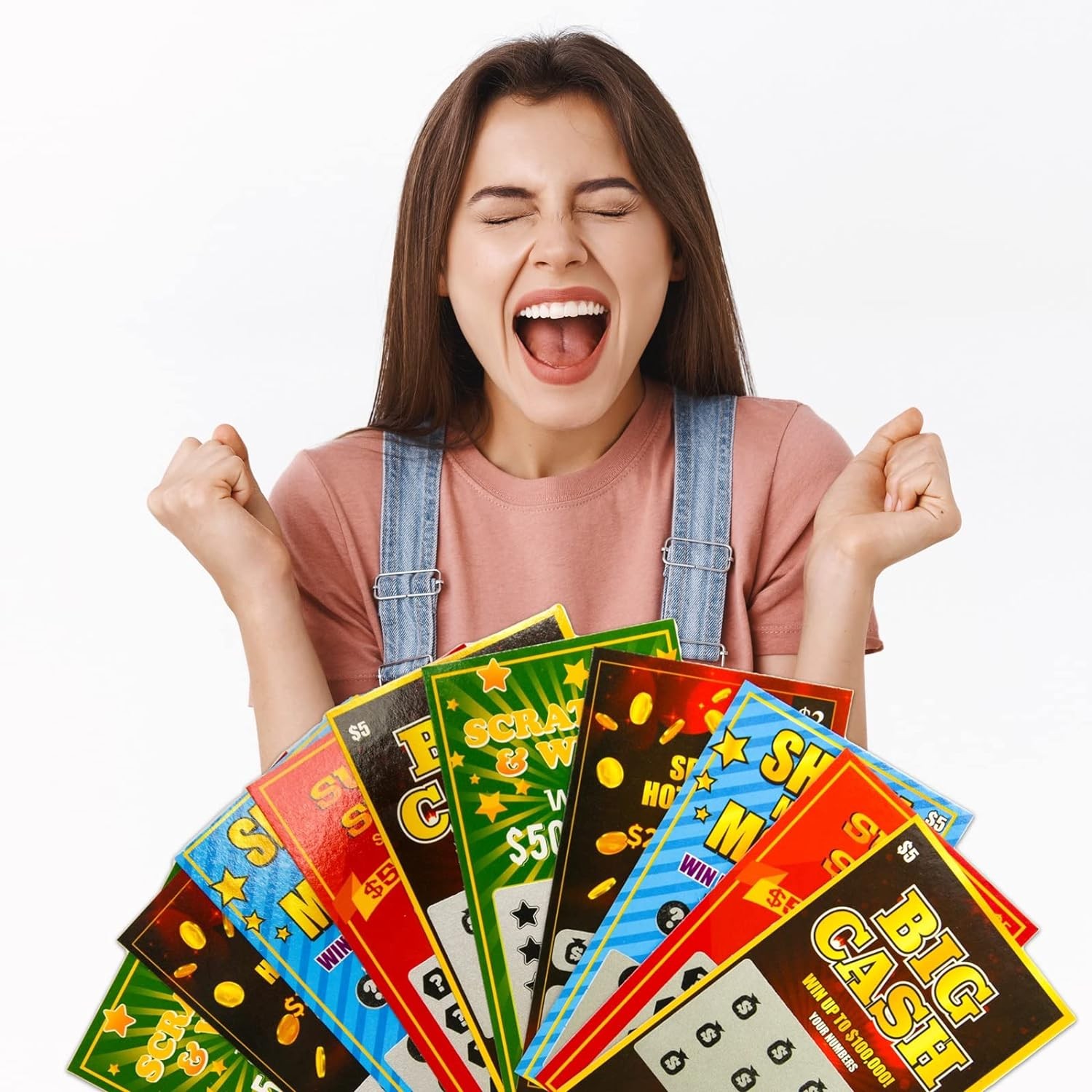 STOYKİS 10 Fake Lottery Tickets and Scratch Off Cards That Look – Winning…