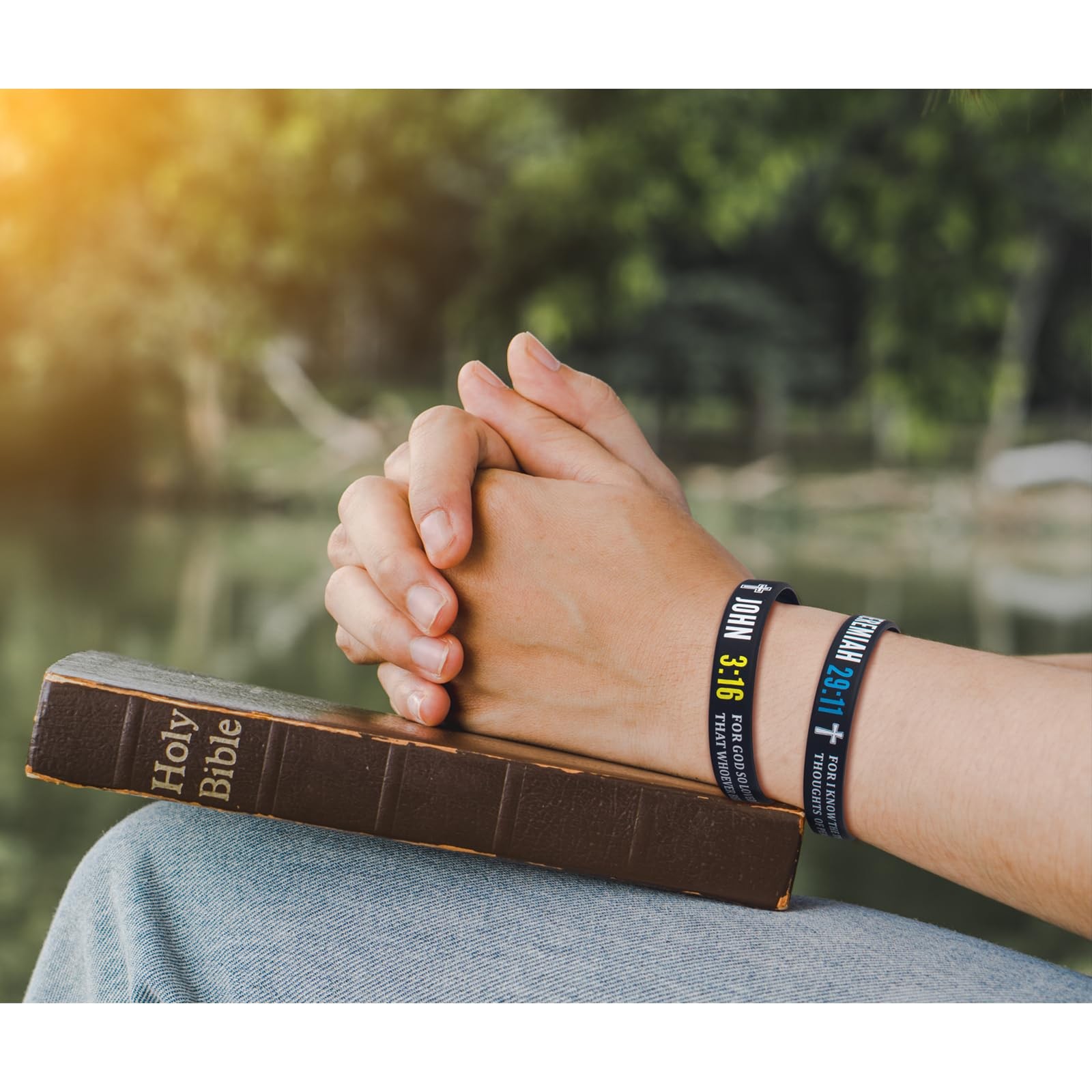 (96-Pack Christian Bible Verses Silicone Bracelets – Bulk Scripture Silicone …