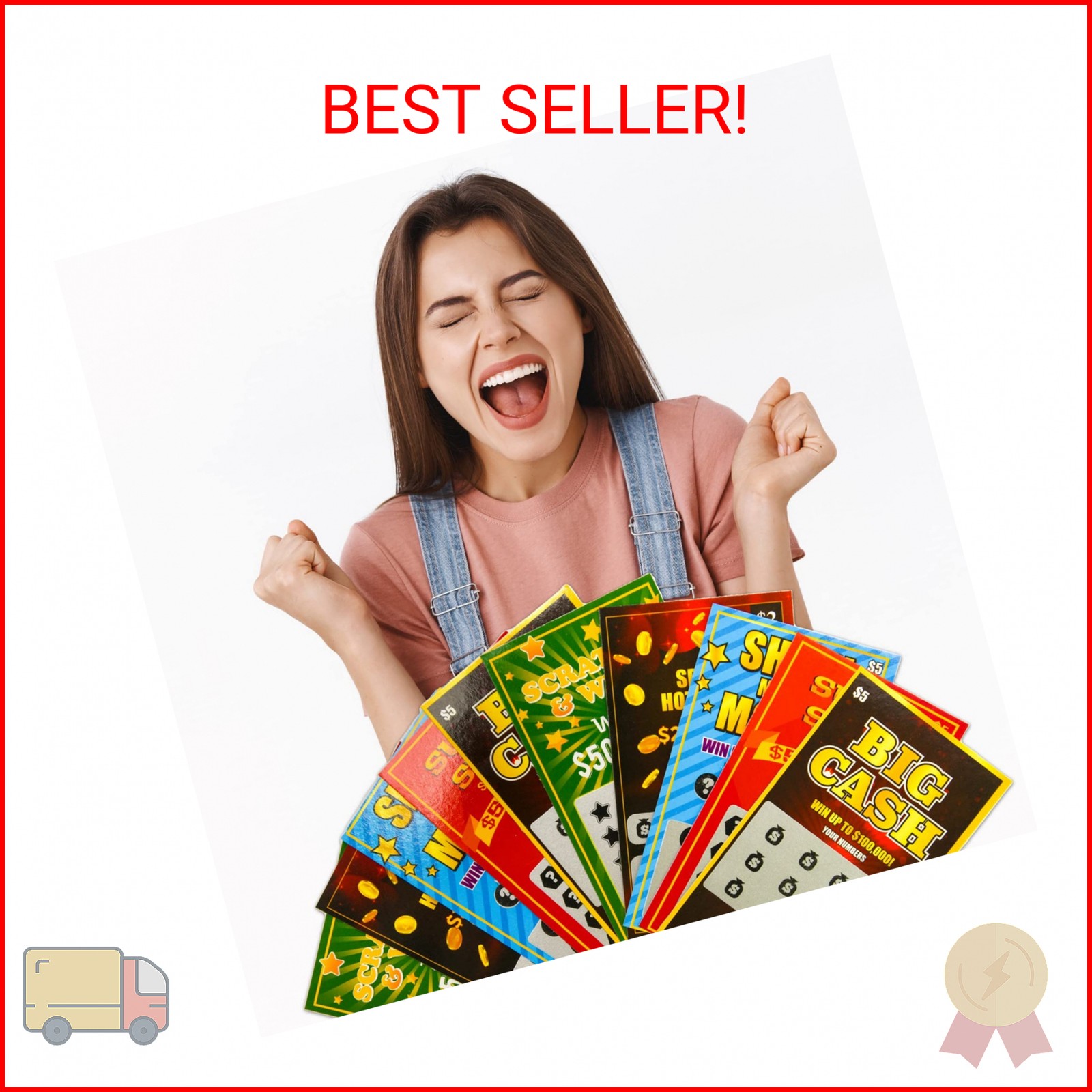 10 Fake Lottery Tickets and Scratch Off Cards That Look – Winning $500K – $200K