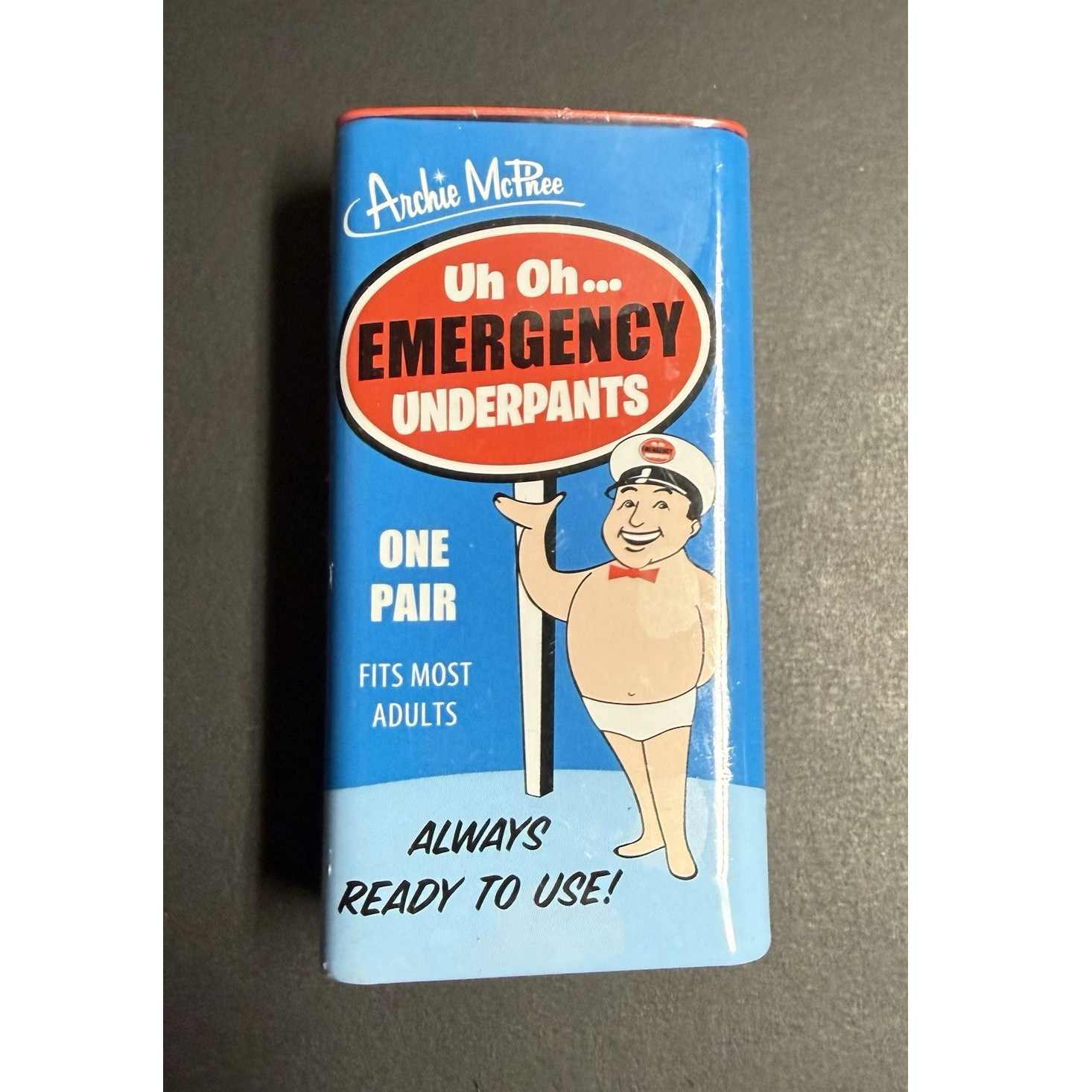 Archie McPhee Emergency Underpants Adult Party Humor Novelty