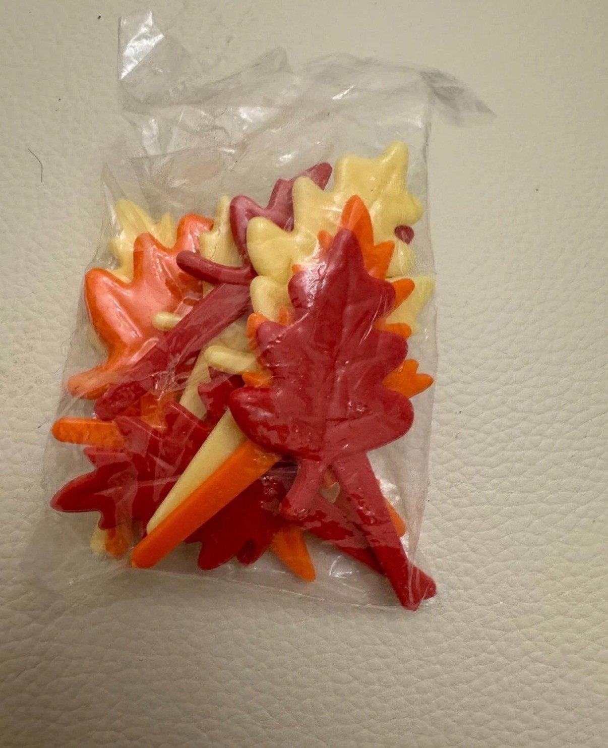 Happy Thanksgiving Fall Leaf Cupcake Toppers/Picks – NEW