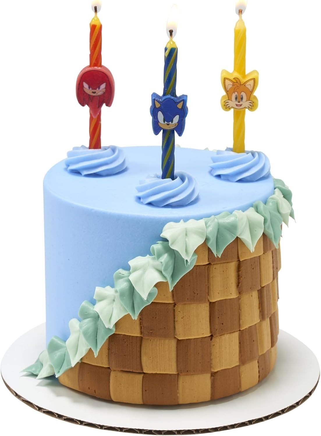 Sonic the Hedgehog Cake Candles | 6 Birthday Cake Candles Featuring Sonic, Kn…
