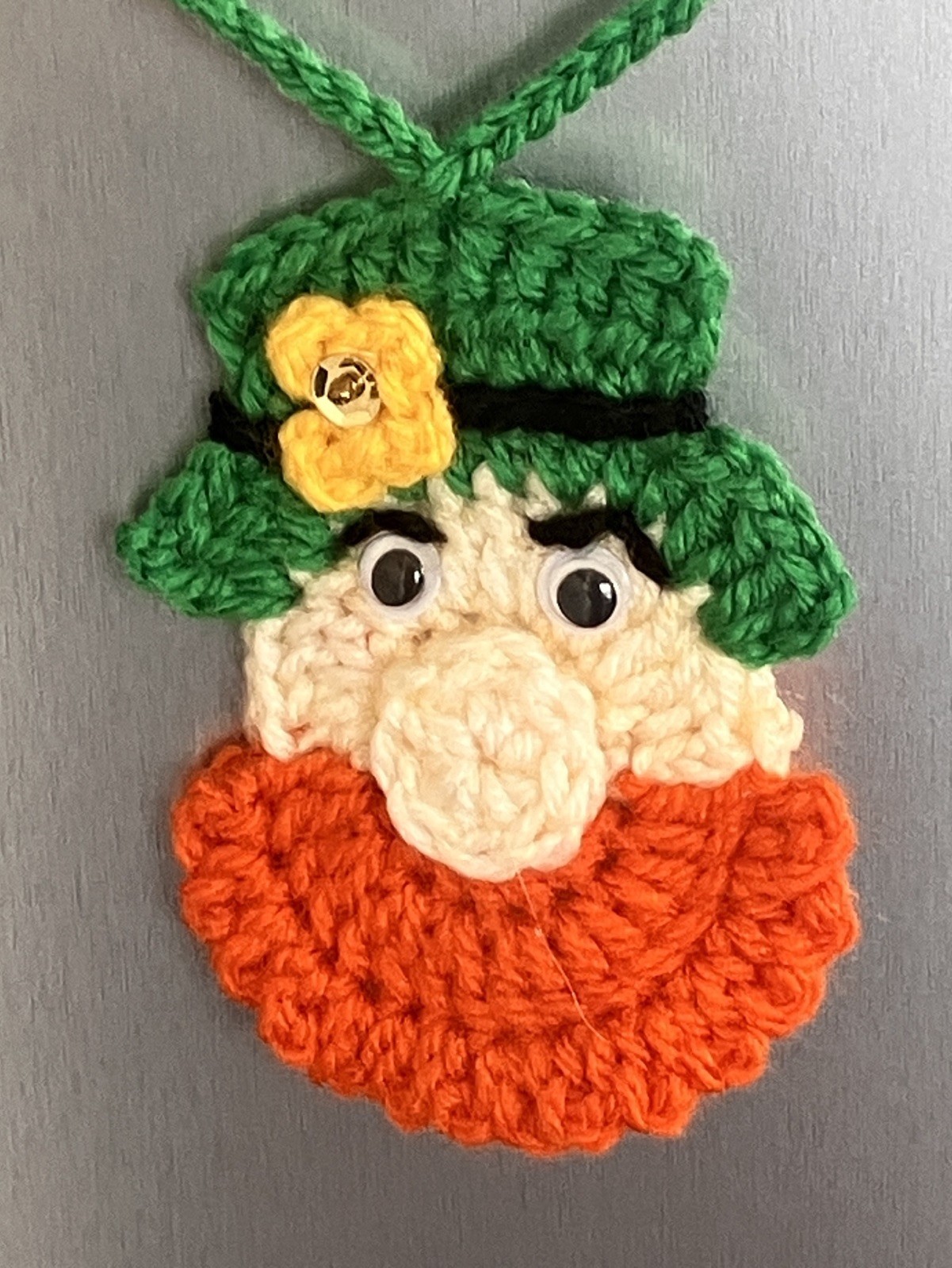 NEW crochet Shamrock Clover Bunting lucky Irish Window camper Birthday day gift