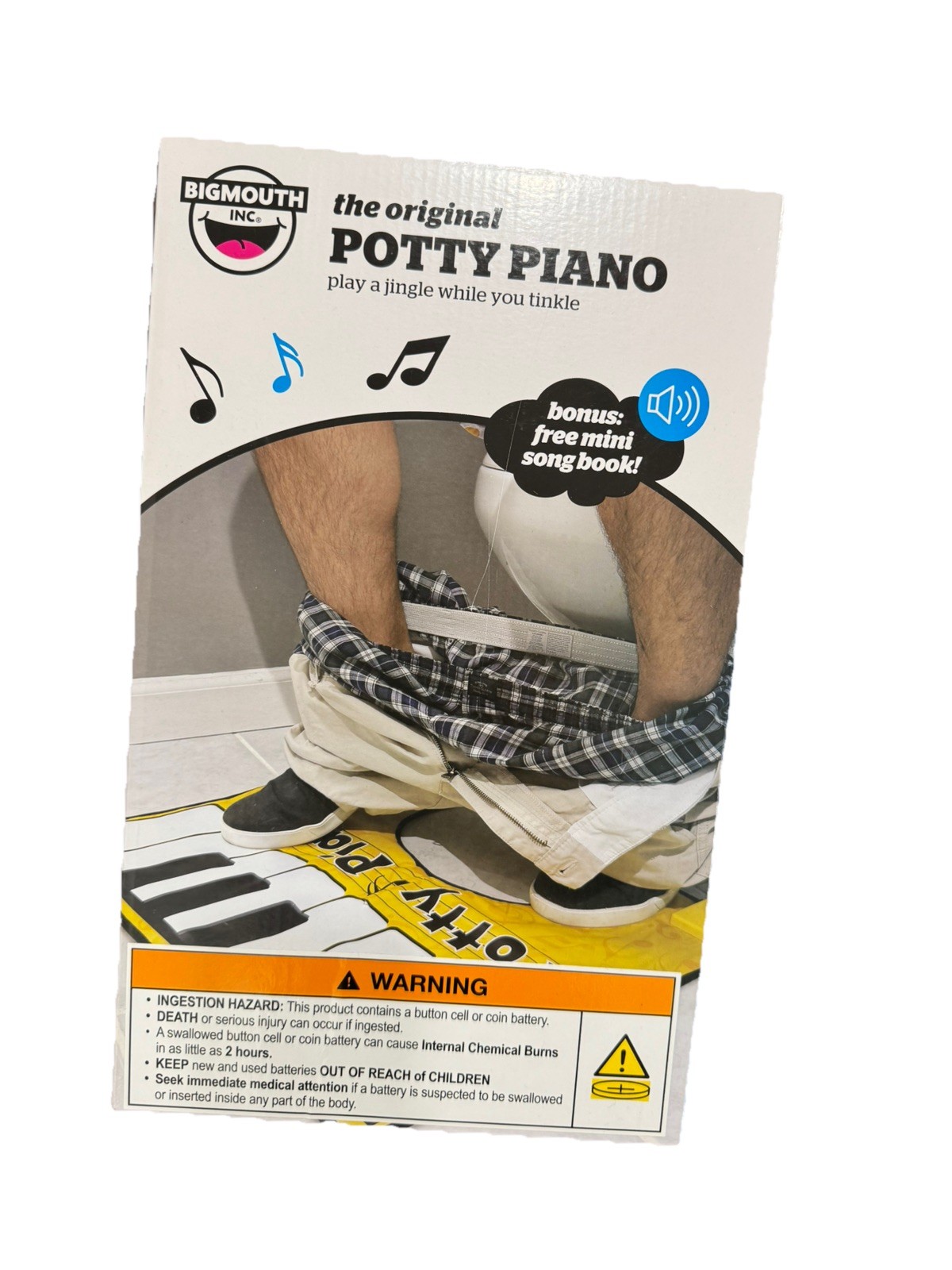 The Original Potty Piano BigMouth Toilet Funny Gag Gift Jingle While Tinkle New