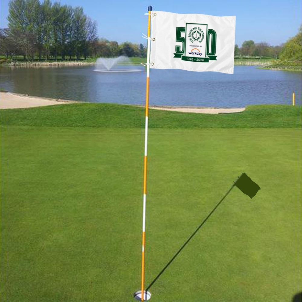 the Memorial Tournament presented by Workday Golf Pin Flag 13x20Inch