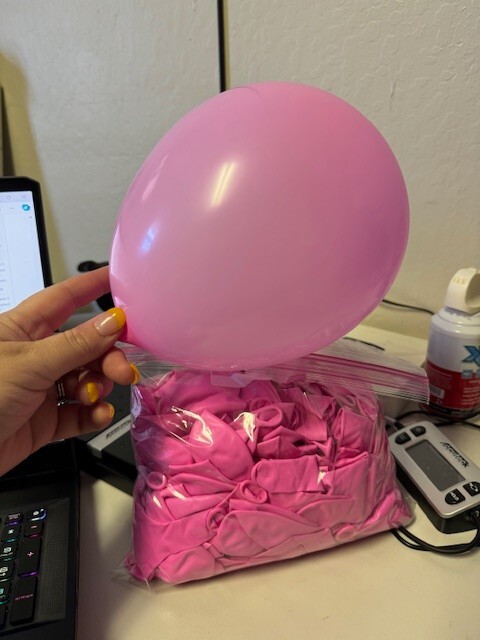 Bulk Lot of Candy Pink Latex Balloons 100+ Party Decoration New!!!