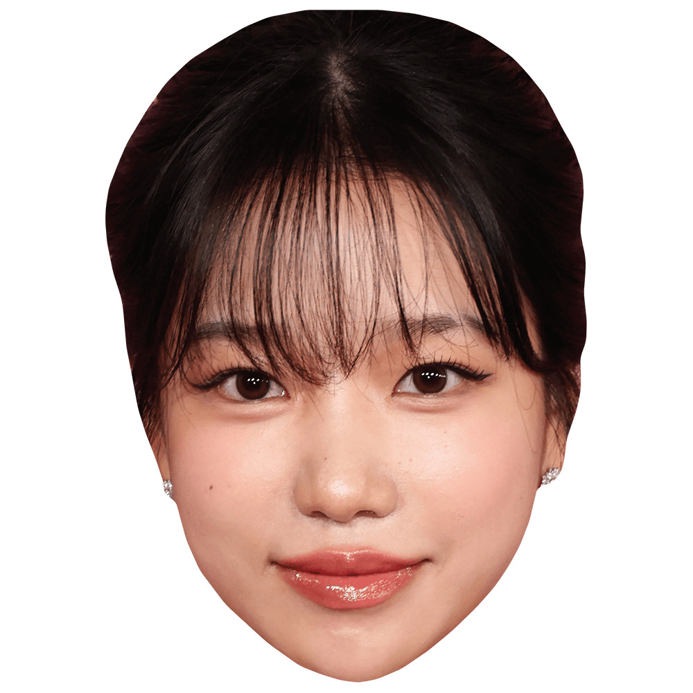 Jo Yu-Ri (Fringe) Celebrity Mask, Flat Card Face, Fancy Dress Mask