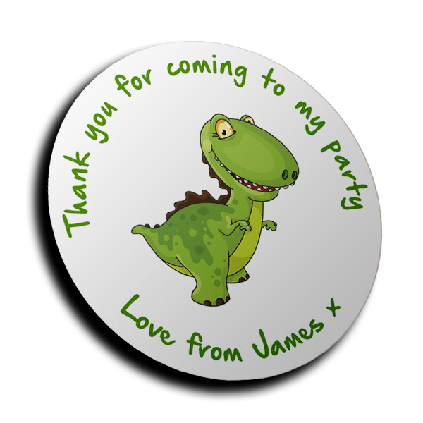 Personalised Birthday Party Stickers for Sweet Cones | Matte or Gloss