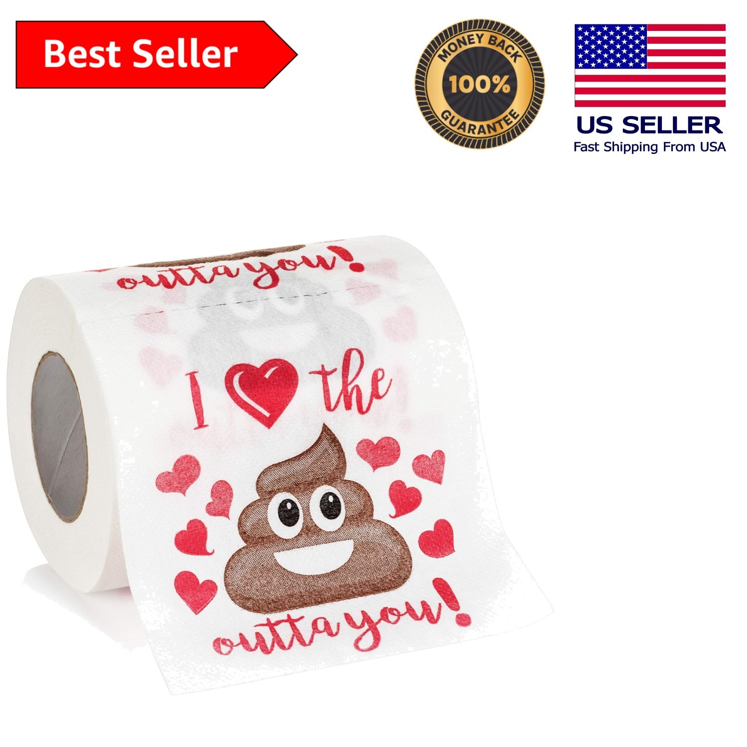 Romantic Funny Toilet Paper – 200 Sheets for Valentine’s & Anniversary Fun