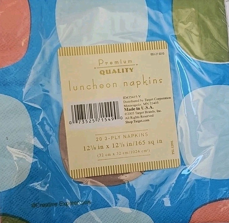 Luncheon Napkins, Premium Quality Disposable Paper Napkins, 400Count, Multicolor