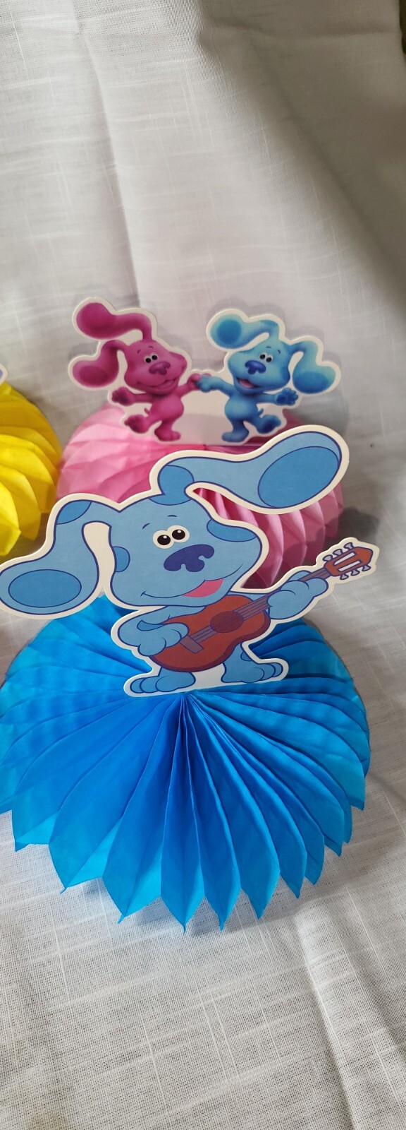 Blue’s Clues Honeycomb Party Supplies 8 Pack Dog Cartoon Kids Boy Girl