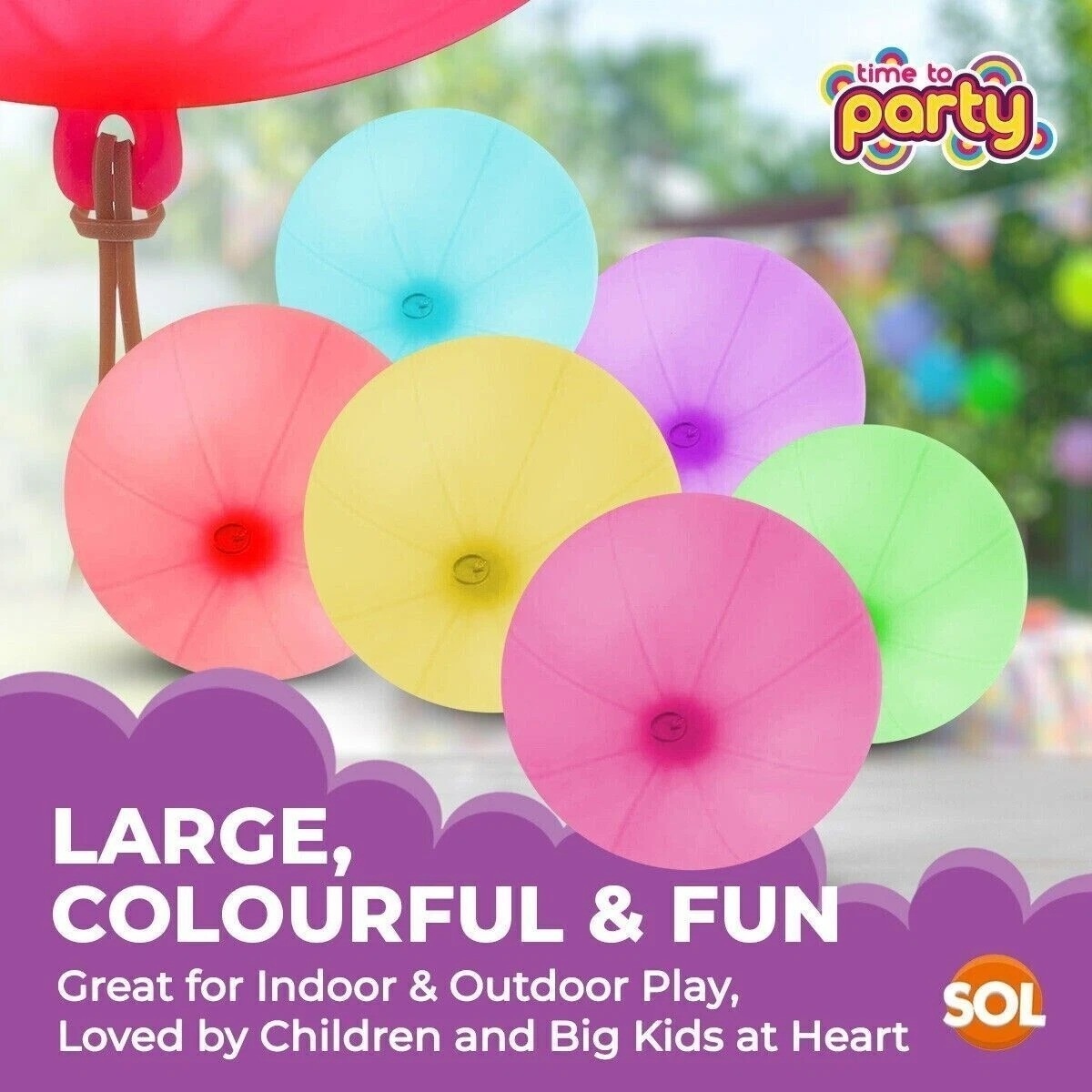 15–500pk Large Punch Balloons Party Bag Fillers Kids Birthday Goody Loot Toys