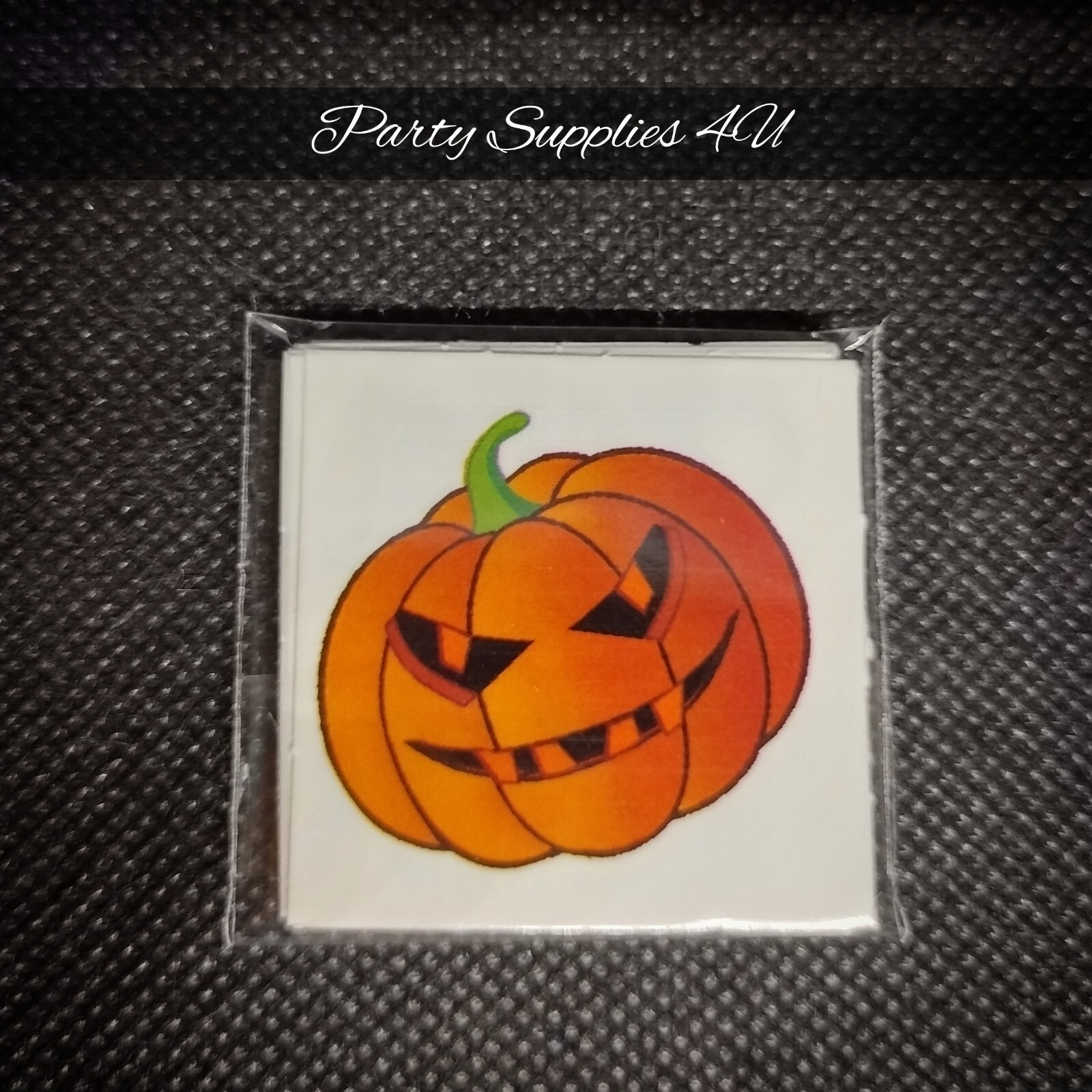 12pk Halloween Temporary Tattoos. /Party bag filler/kids/Trick/Treat/Transfer