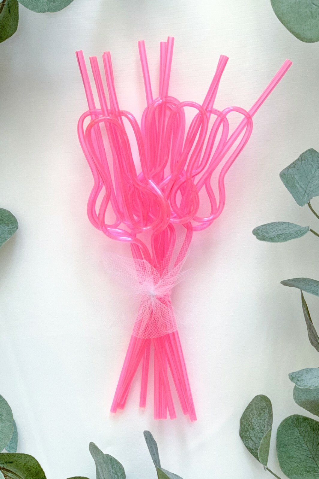Bachelorette Party Penis Dick Drinking Straws Supplies Decorations Favors Swirly