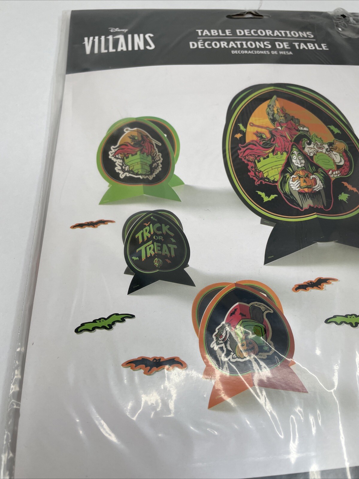 Disney Halloween Villains Haunted House Carnival Party Table Decorating Kit