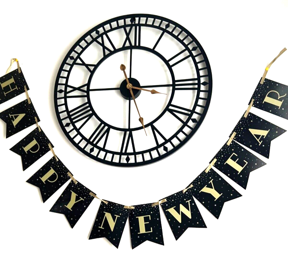 Wall Happy New Year Handing banner Decoration Decorations