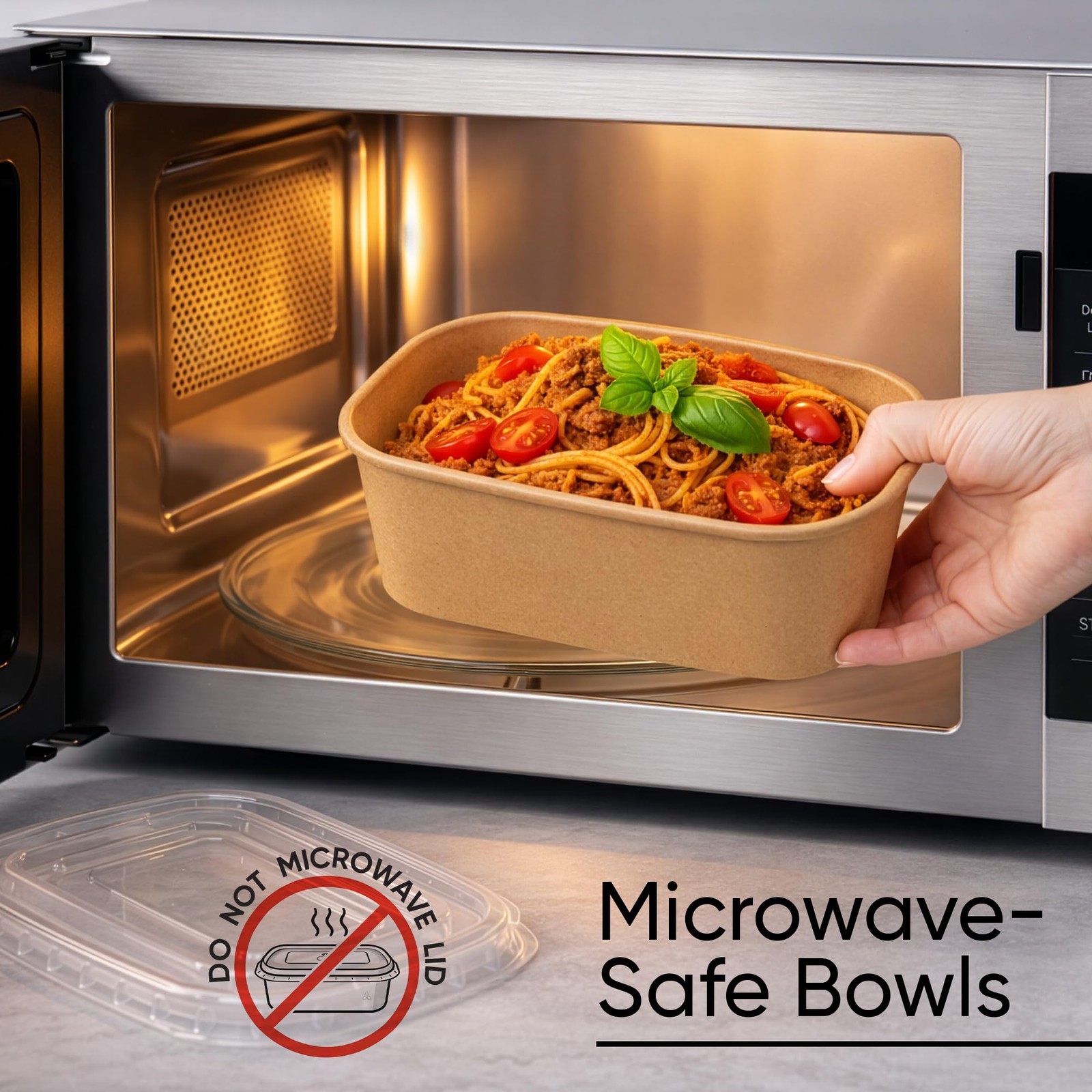 50 Pack 29Oz Disposable Meal Prep Containers With Lids – Microwave and Freeze…