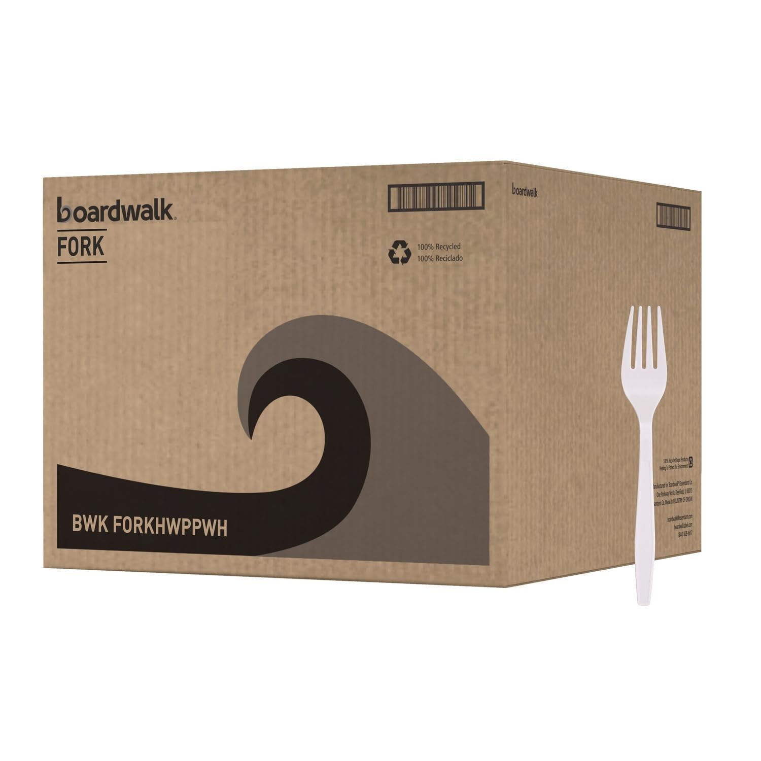 Heavyweight Polypropylene Forks – White Cutlery, 1000 Count, Durable & Disposabl