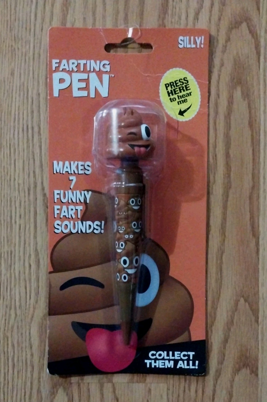 Farting Poop Pen – 7 Funny Sounds – Funny Poop Gifts, Great Kids Party Supplies,
