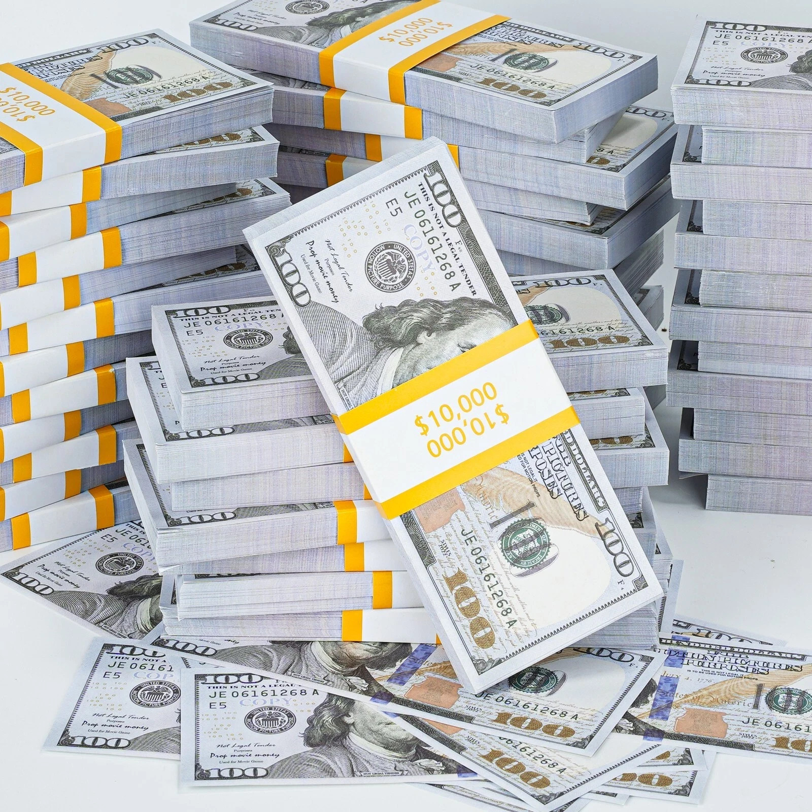 500 Ct-$100 Bills Prop Replica Money for Movies Parties Tik Tok Instagram Fake
