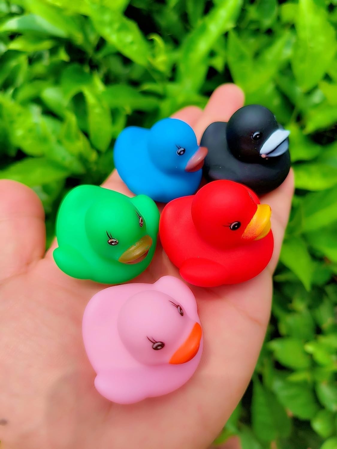 10Pcs Rubber Ducks in Bulk,Assortment Duckies for Jeep Ducking Floater Bath Toys