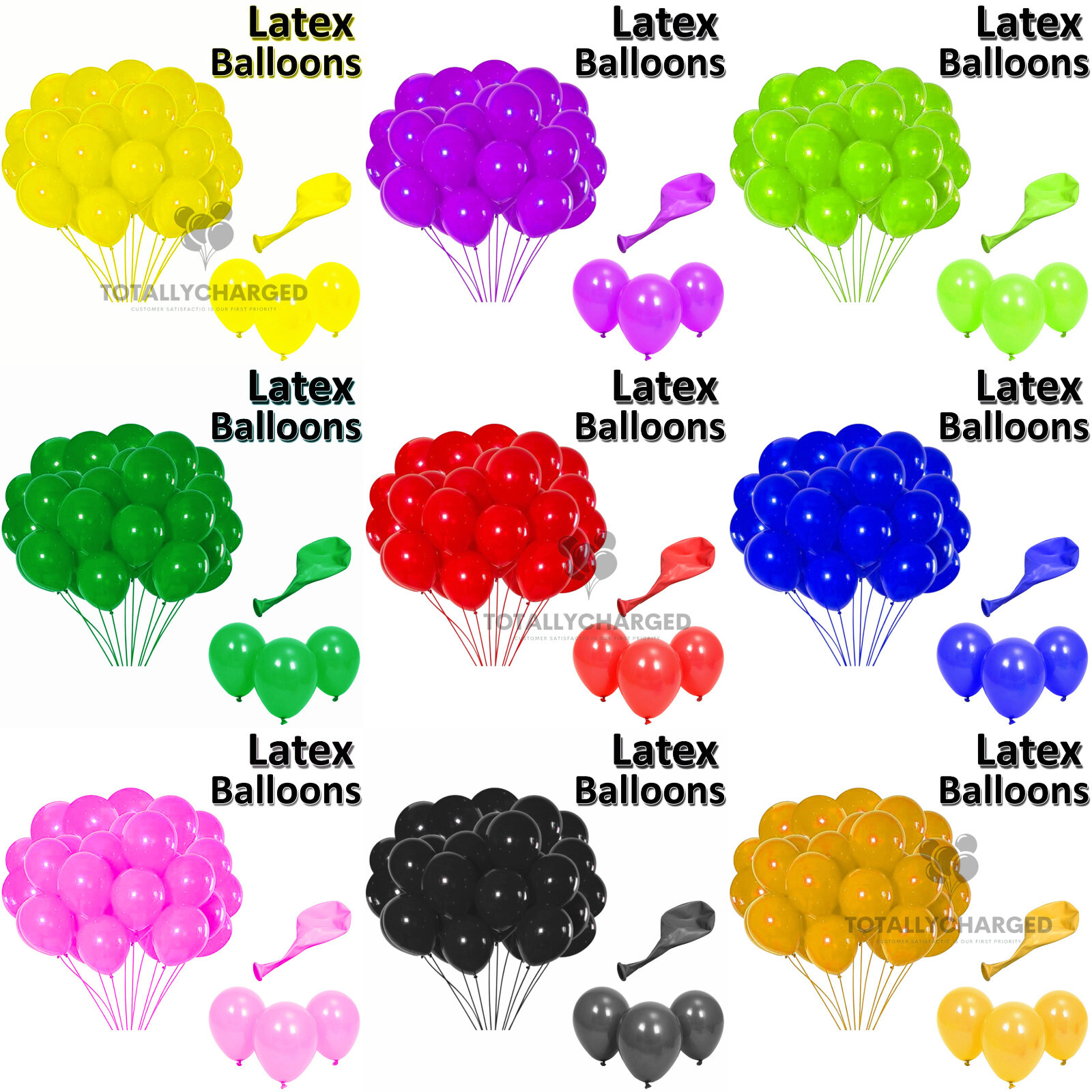 WHOLESALE BALLOONS 100-5000 Latex BULK PRICE JOBLOT Quality Any Occasion BALLONS