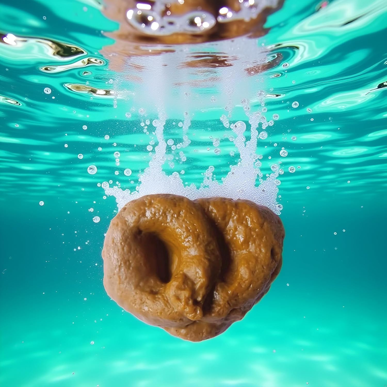 Brown Fake Poopy,Brown Realistic Fake Poop, Novelty Floating Fake Poop for April