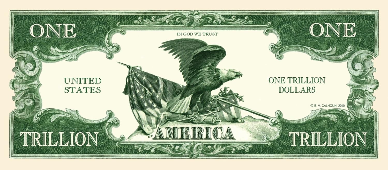 Trillion Dollar Novelty Dollar Bills – Pack of 100