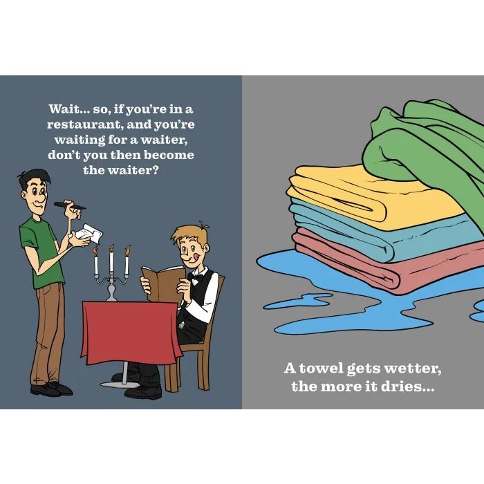 Bathroom Philosophy Hardcover Book – Toilet Potty Thinkers – Funny Gag Joke Gift