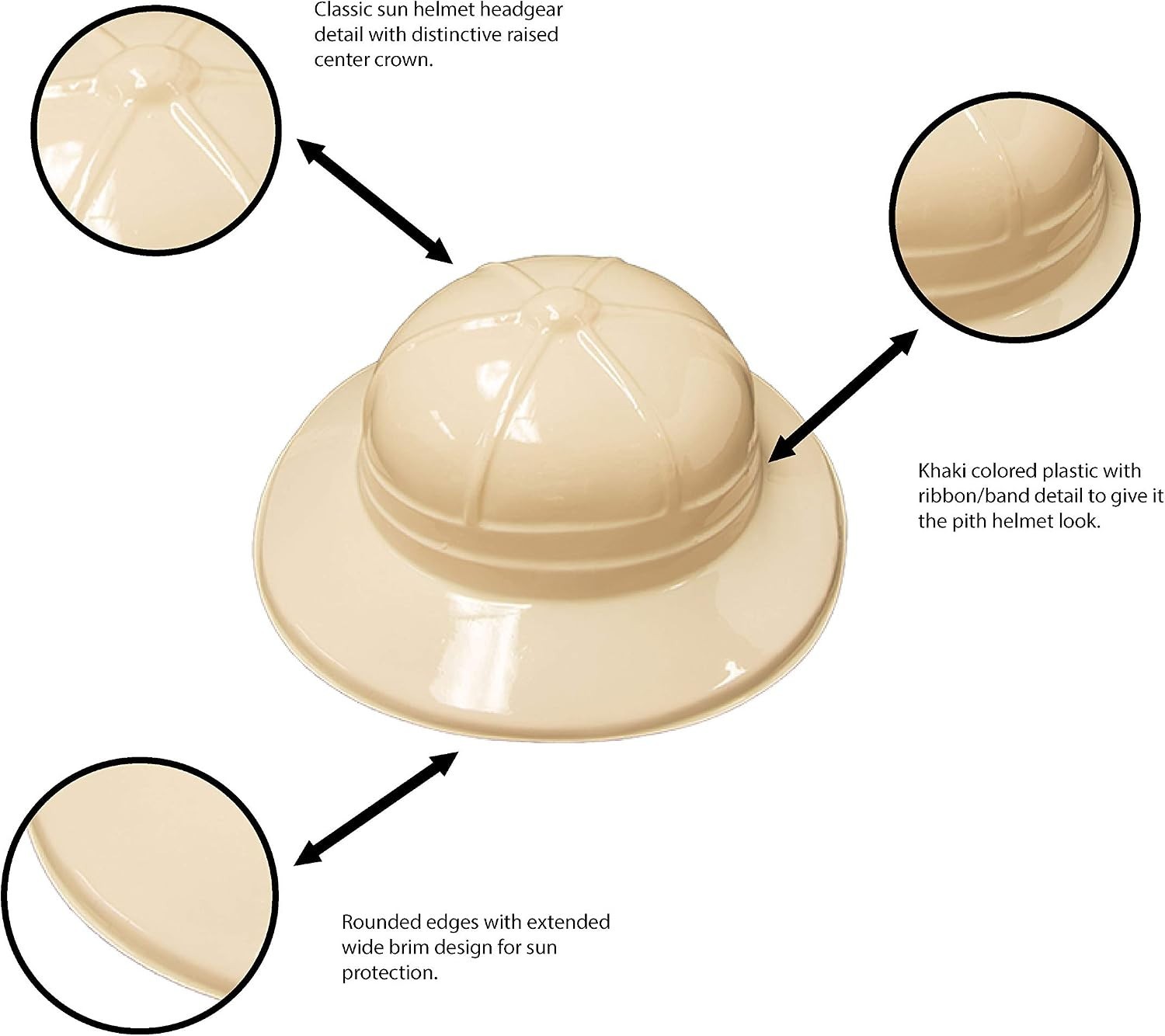 Kids’ Lightweight Safari Explorer Hats – Perfect for Halloween & Birthdays
