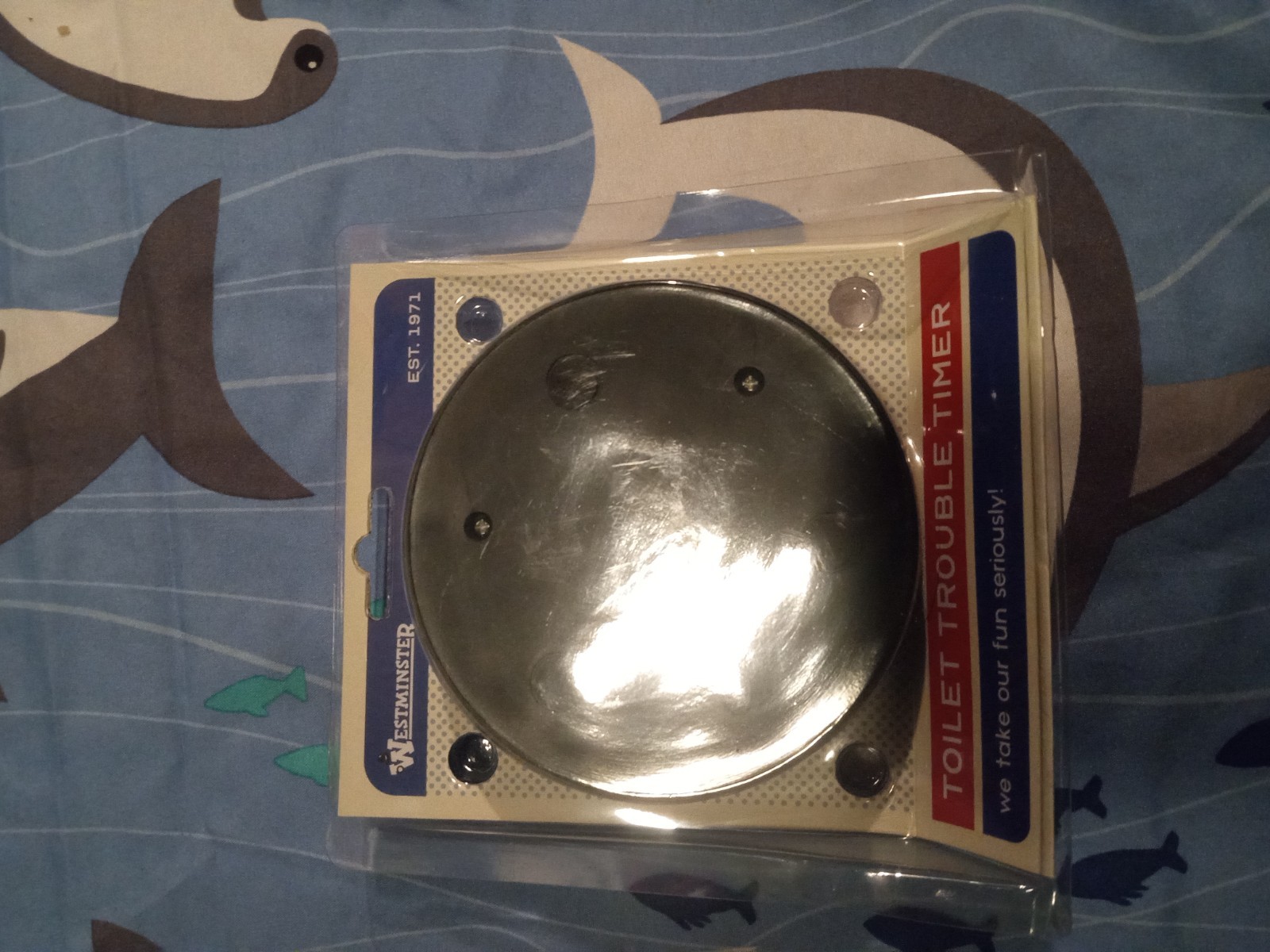 Gag Gift – Toilet Trouble Timer – Let Others Know When It’s Safe To Go, Guy Gift