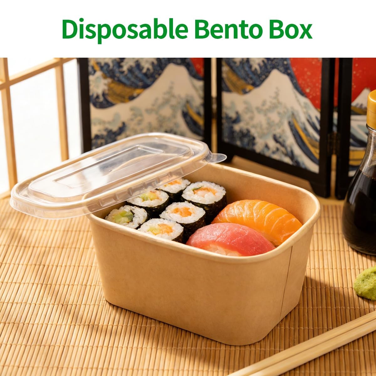 35 oz Disposable Meal Prep Containers with Lids 50 Pack