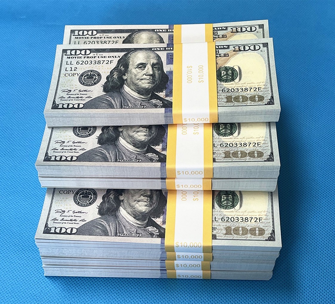 $100 Bills 1000 Pieces Prop Replica Money for Movies, Parties, Tik Tok,