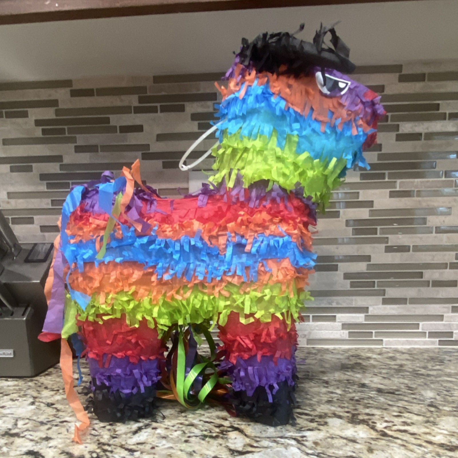 Multicolor Donkey Piñata Animal Theme Party Decoration 2020-Now Rainbow Colorful