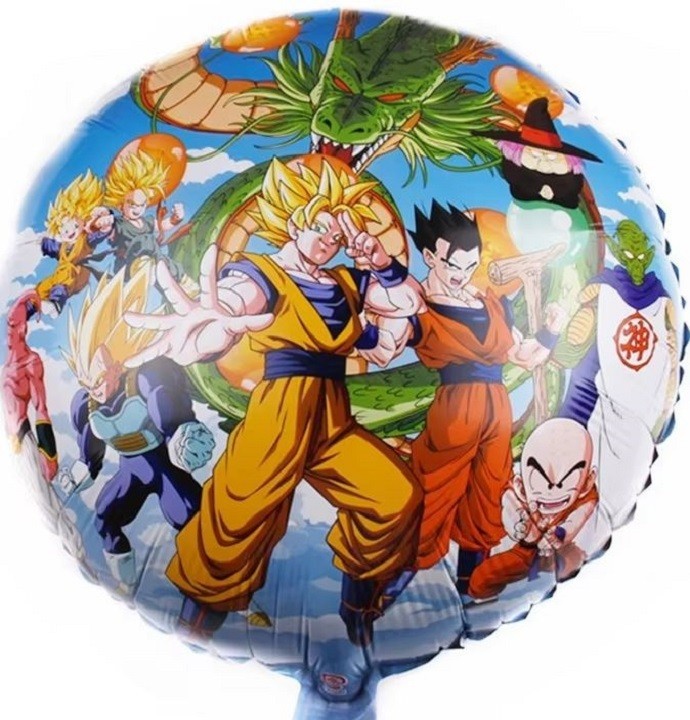 Balloon 18″ Dragon Ball Mylar Foil, Birthday Party Decorations Gifts Red Blue