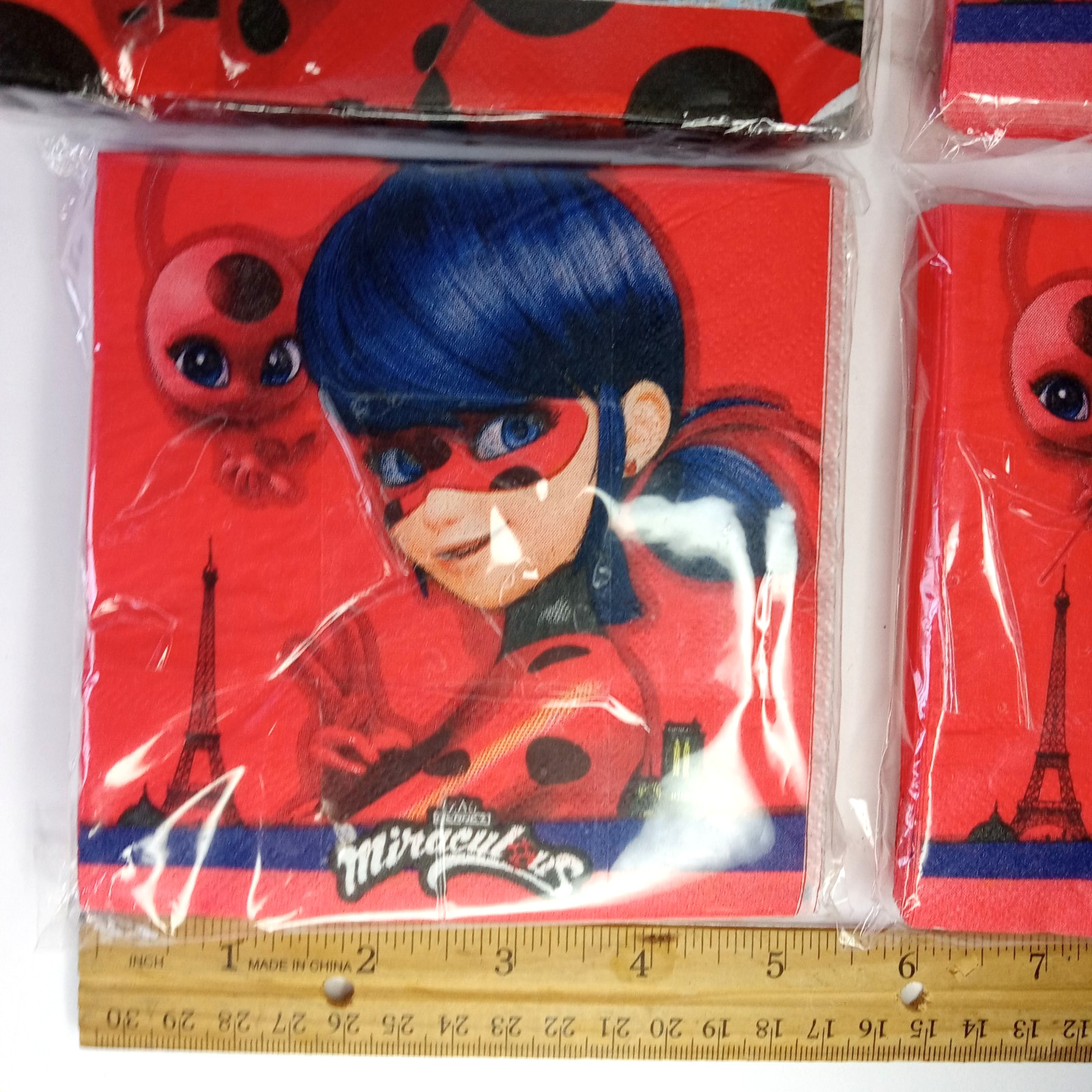 Miraculous Ladybug Paper Party Napkins Lot of 4 Packs – Birthday Party Supplies