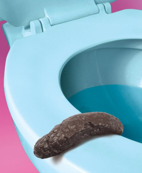 Bathroom Prank Fake Party Pooper Crap Turd – Human Poop Funny Joke Toilet Poo