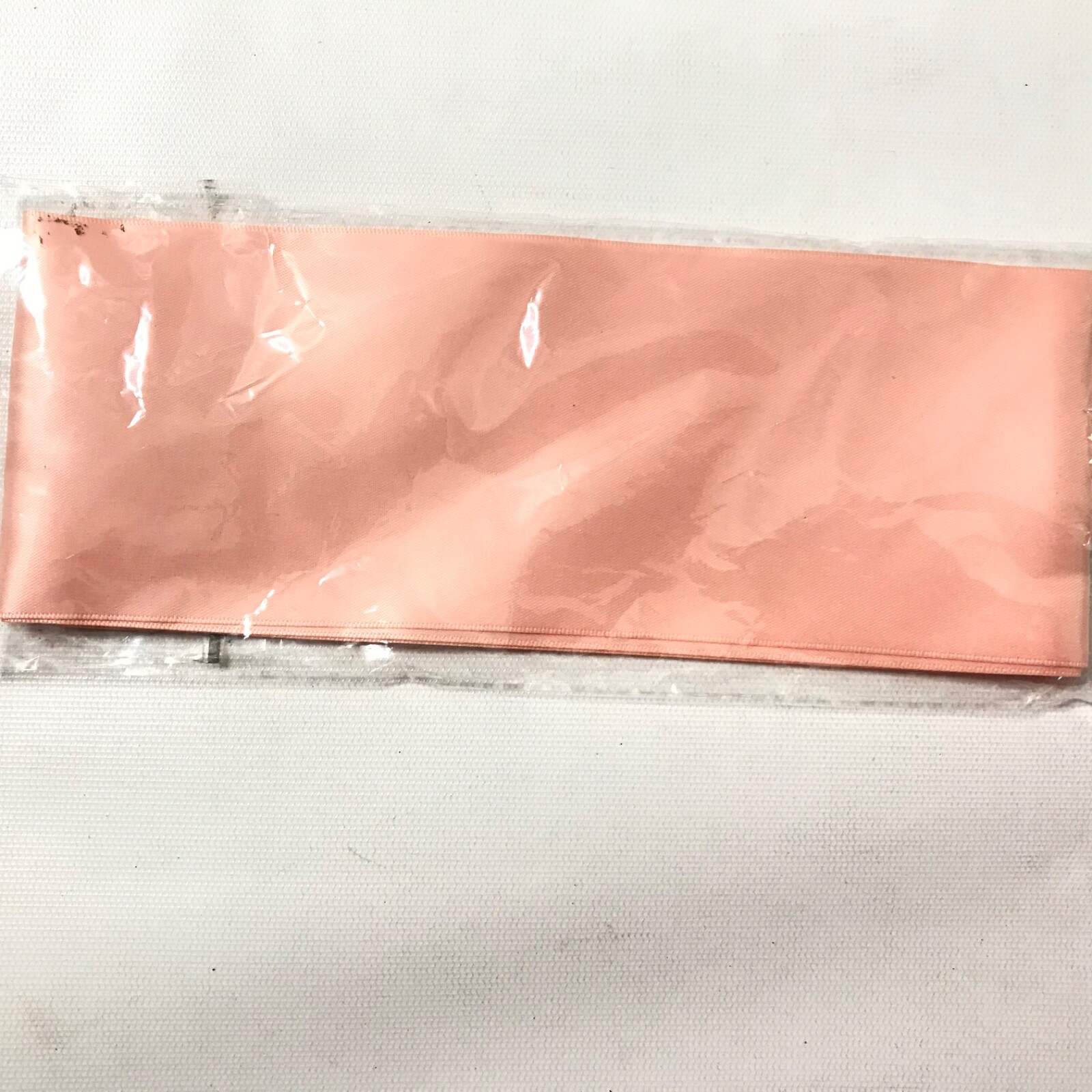 Blank Satin Sash Rose Gold Solid Pink 2 Pack New