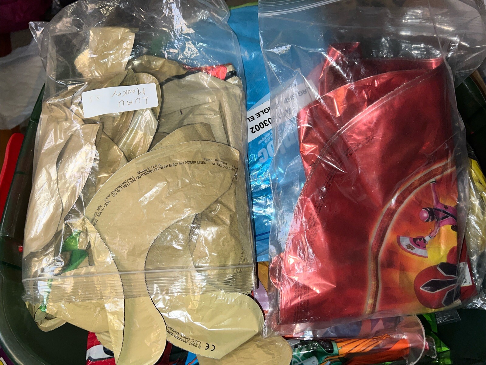 Vtg/Modern Bulk Assorted Lot Of Inflatable Party Balloons Animals & More NEW!
